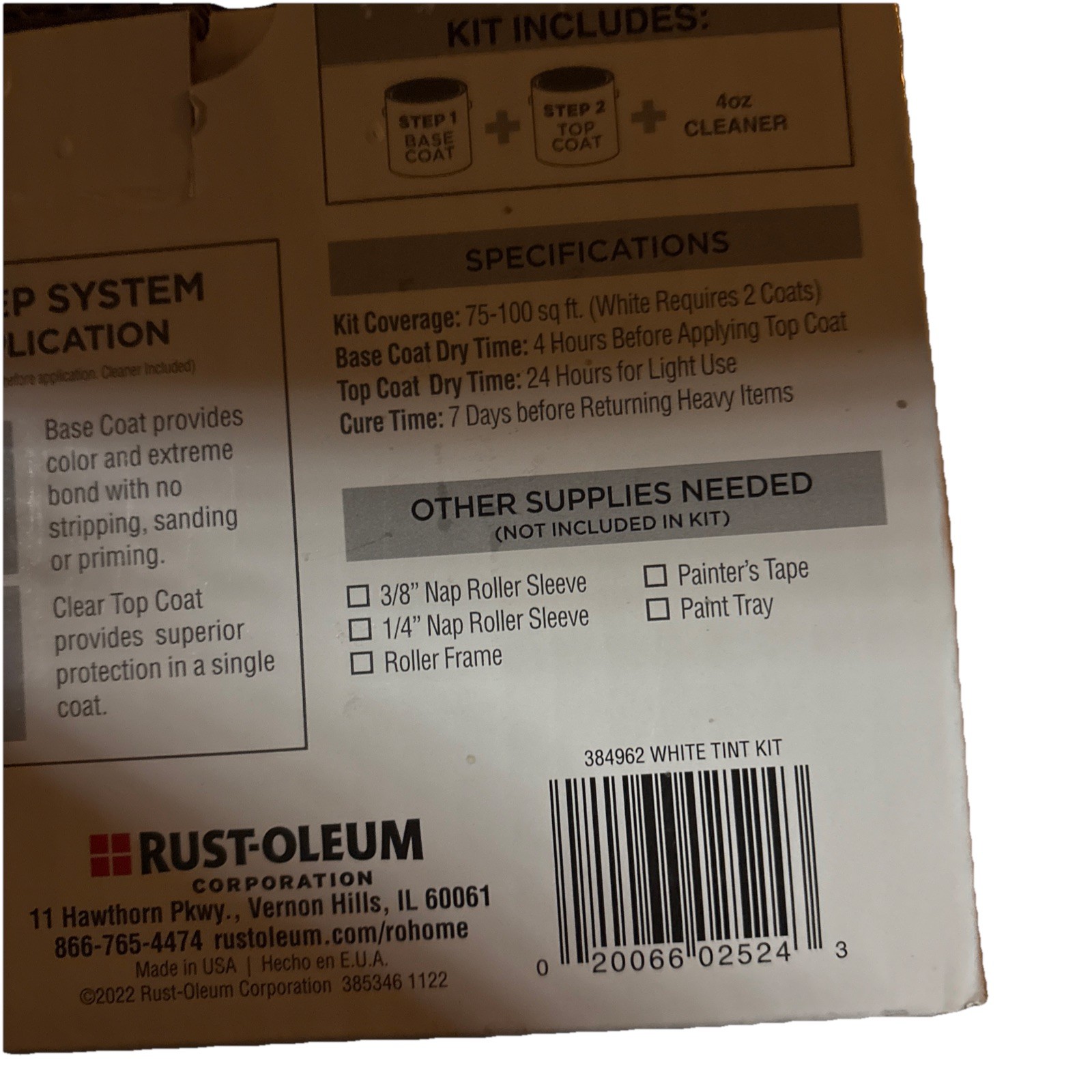 Rust-Oleum 384962 Home Countertop Kit. SUPER SPECIAL 4 For $100.00 + Shipping!!!