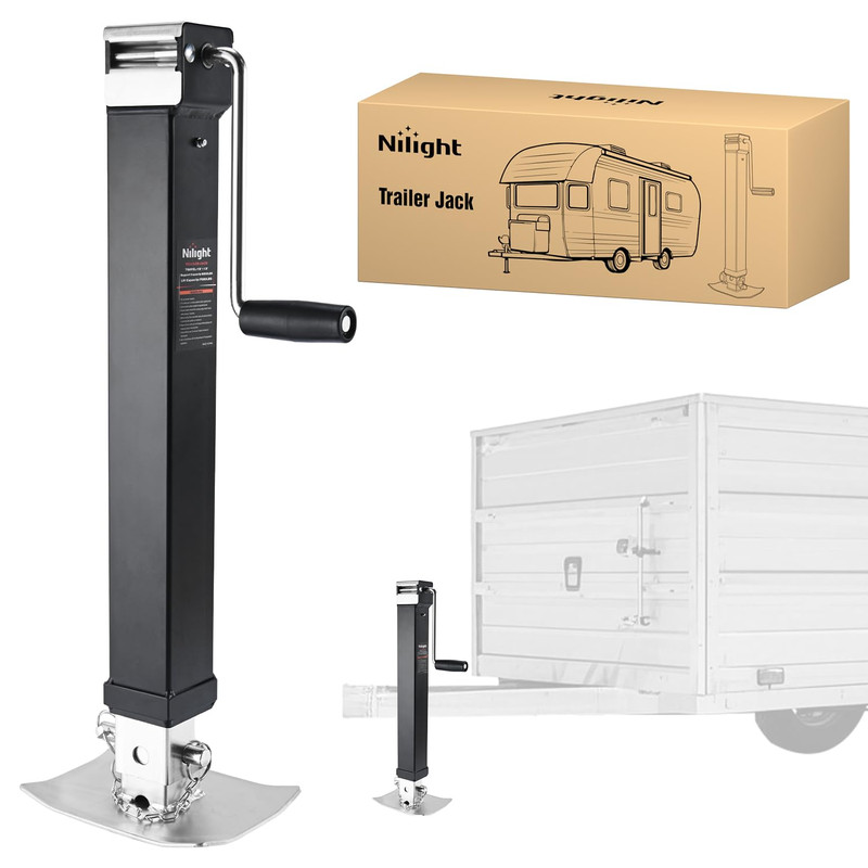 Nilight Trailer Jack 8000 Lbs Weld On Heavy Duty Trailer Jacks Alloy Steel