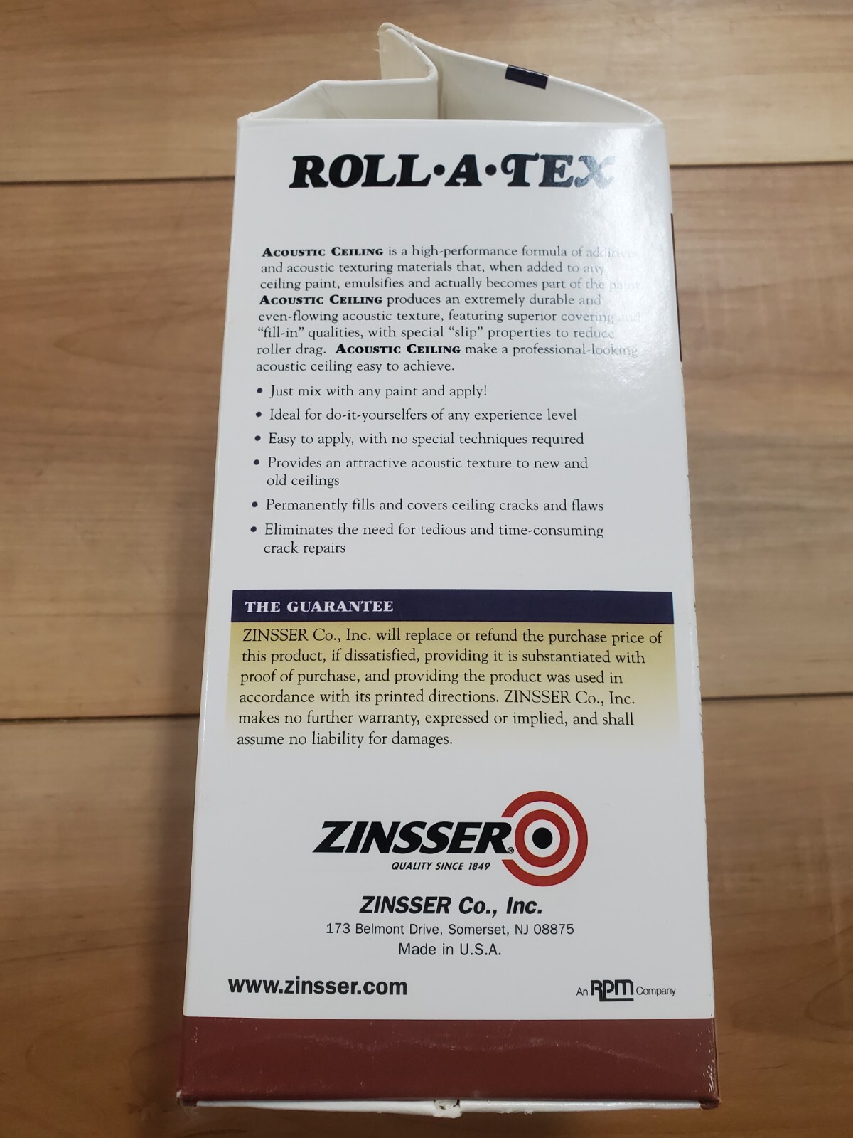 Zinsser Roll-A-Tex Acoustic Ceiling Texture Paint Additive Lot of 6