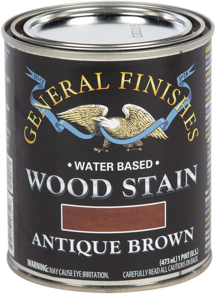 Water Based Wood Stain 1 Pint Antique Brown