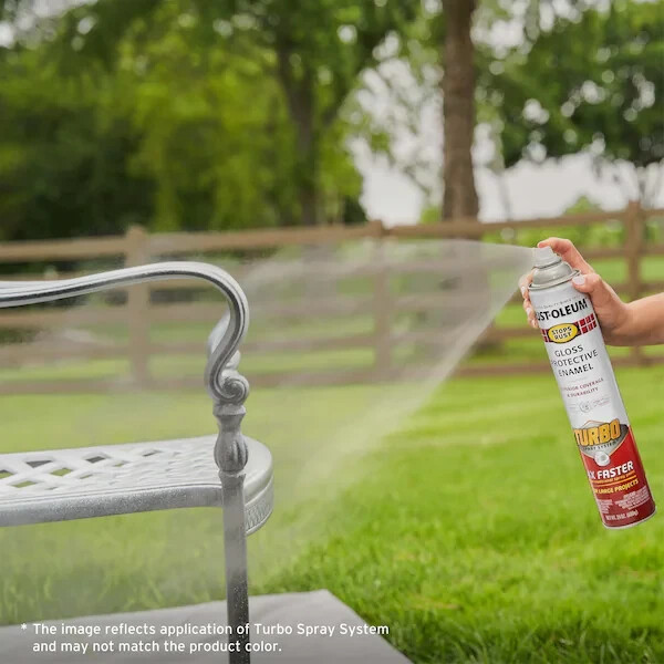 Rust Oleum Stops Rust 24 Oz Turbo Spray System Gloss General Purpose White NEW