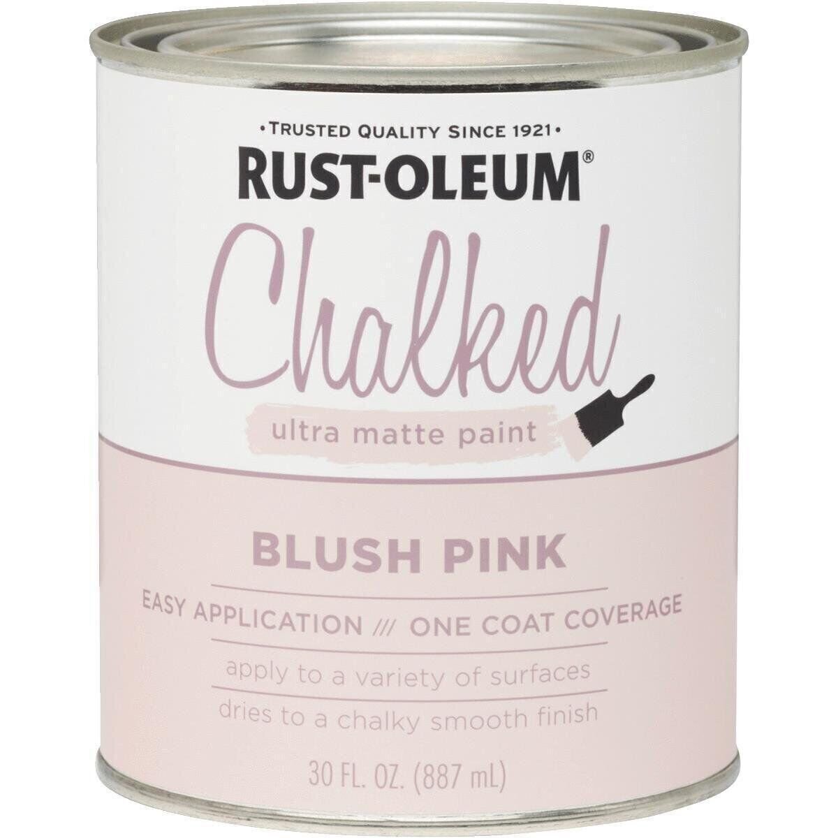 RustOleum Blush Pink Chalked Paint