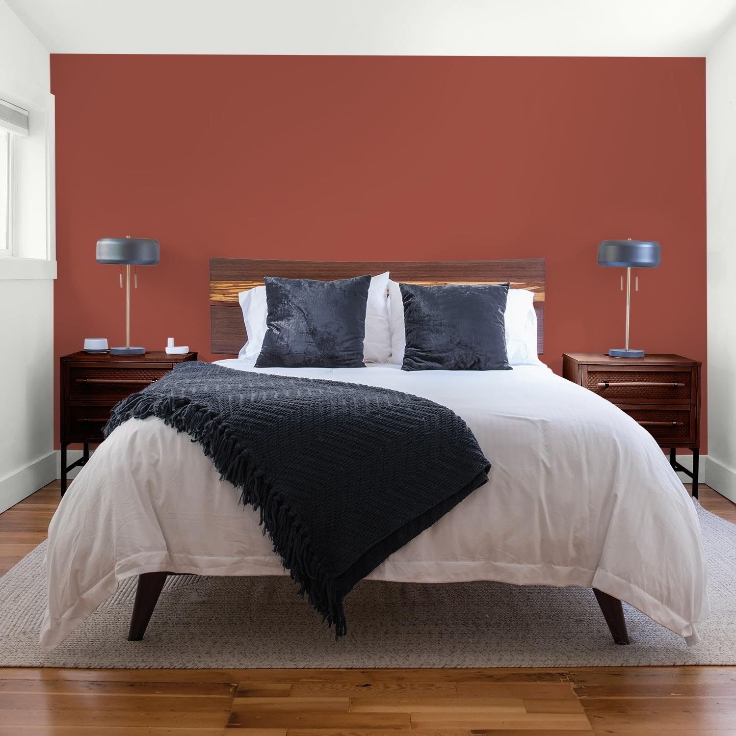 Glidden Interior Paint Premiumr Red/Cedar Chest One Coat Flat 1-Gallon