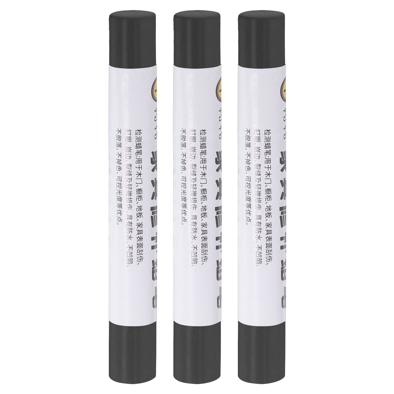 3Pcs Furniture Repair Crayons Wax Filler Stick Pen Marker Night Gray