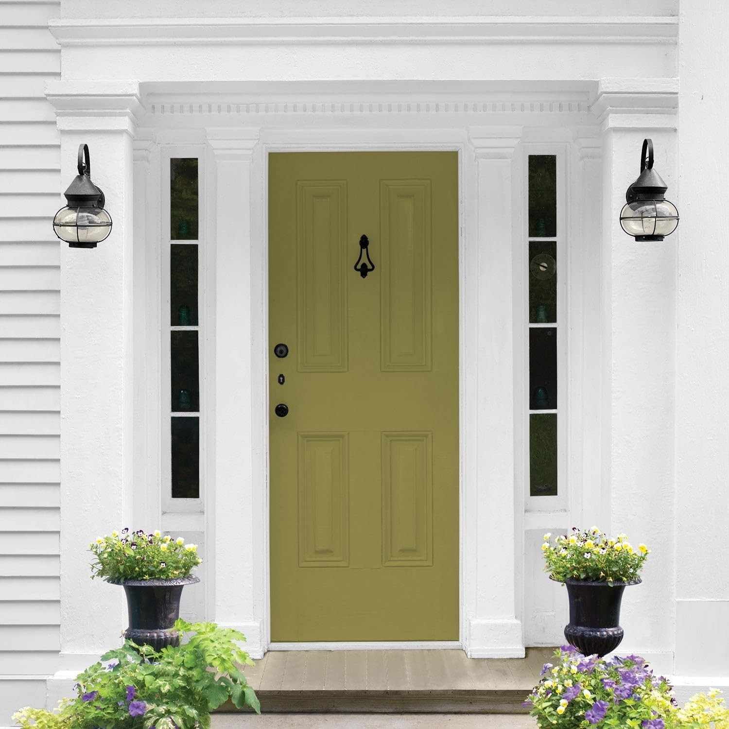 Glidden Total Exterior All-In-One Frogs Legs/Green Semi-Gloss 1 Gallon