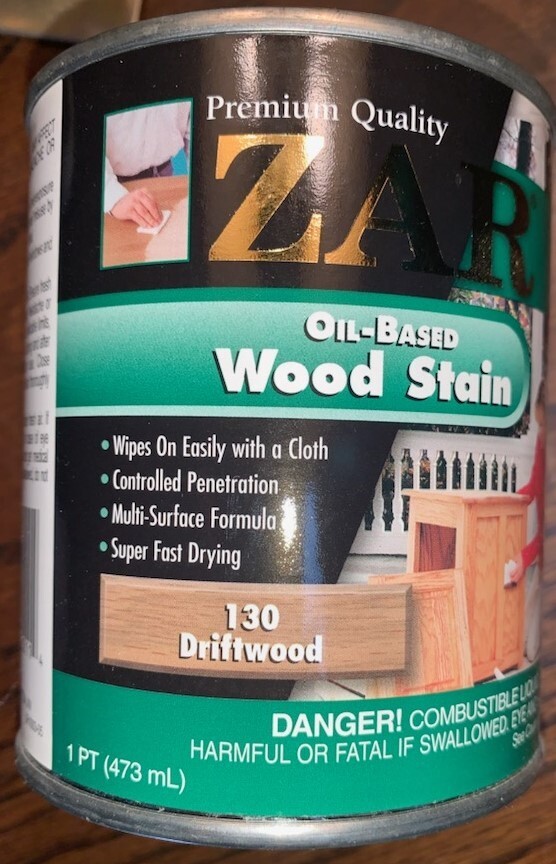 Zar Interior Stain 130 DRIFTWOOD PINT