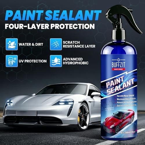 Paint Sealant Spray Quick Effect Coating Agent for High Gloss Shine & Protect…