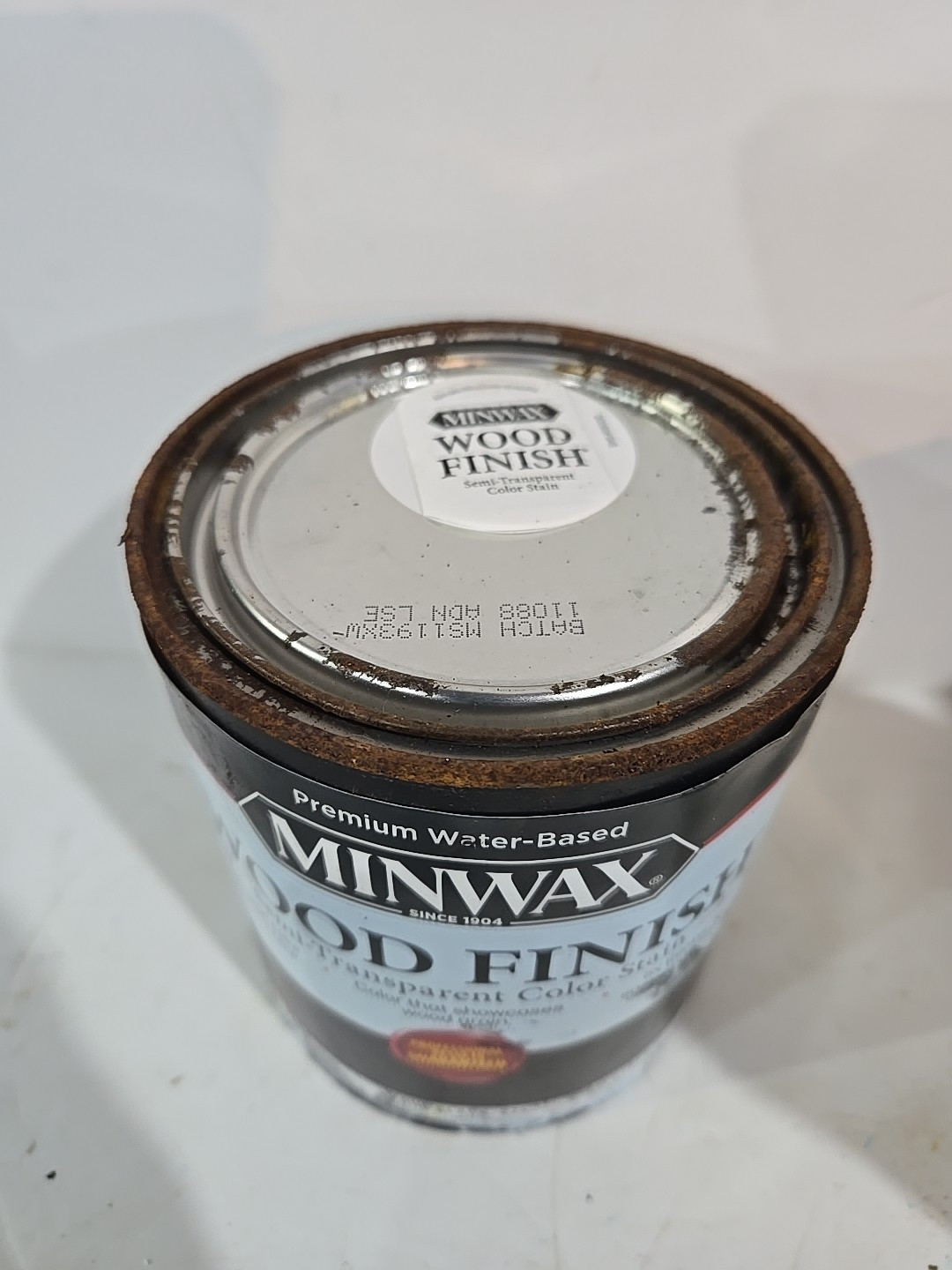 Minwax True Black # 274 Wood Finish Water-Based Semi-Transparent Stain 1 Quart