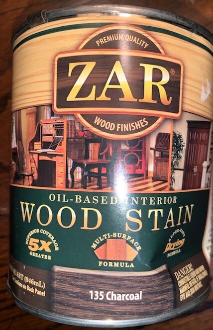 ZAR Interior Stain 135 Charcoal Quart