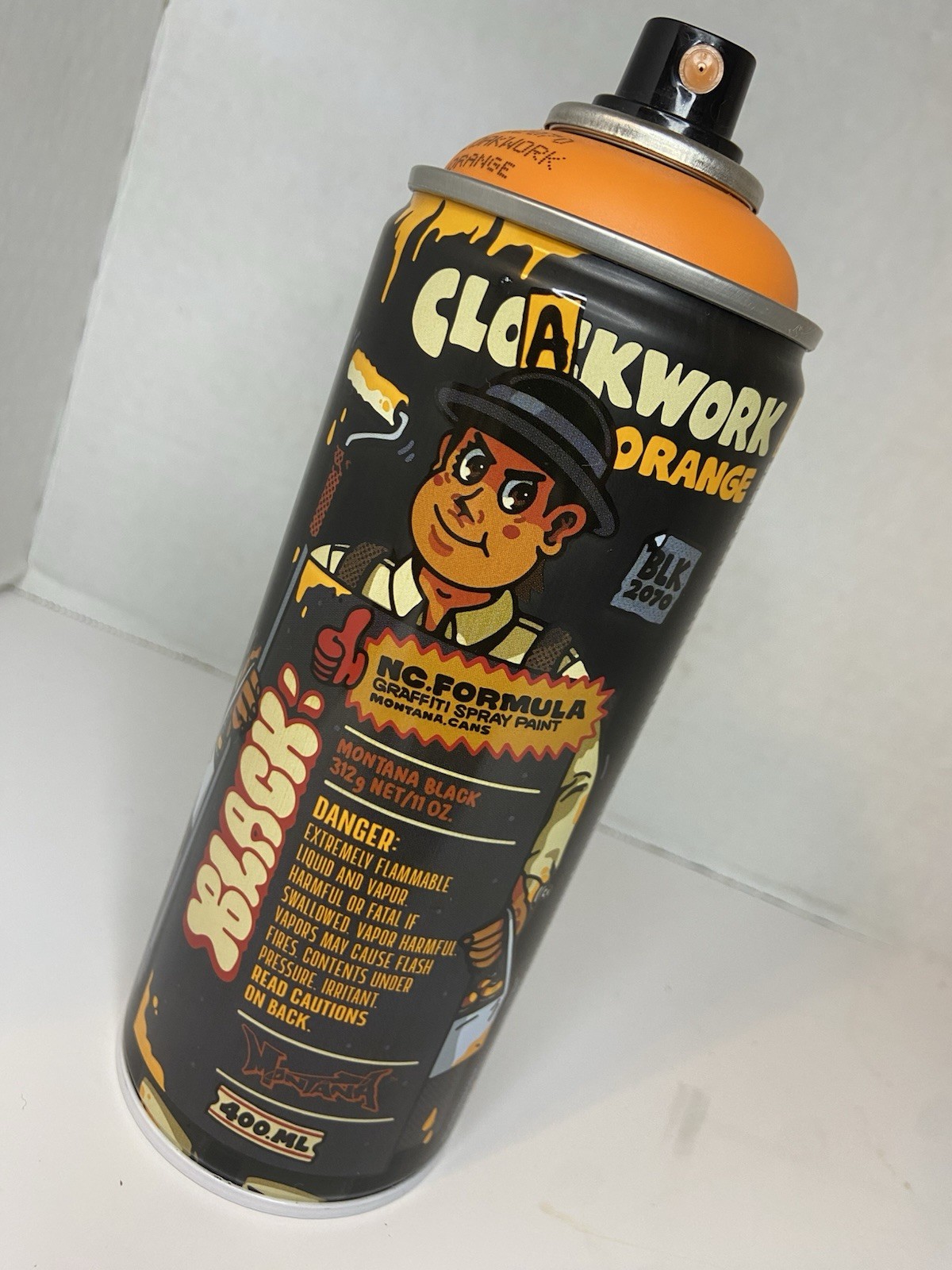 BLK2070 Cloakwork Orange Spray Paint Can Montana Colors Limited NC Formula