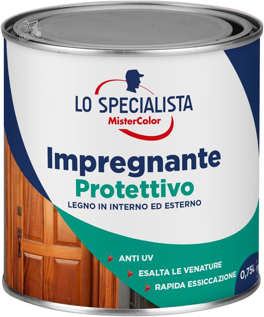 WOOD IMPREGNATOR WATER 750ml LIGHT CHESTNUT EXTERIOR PROTECTIVE INTERIOR ANTI-TAR