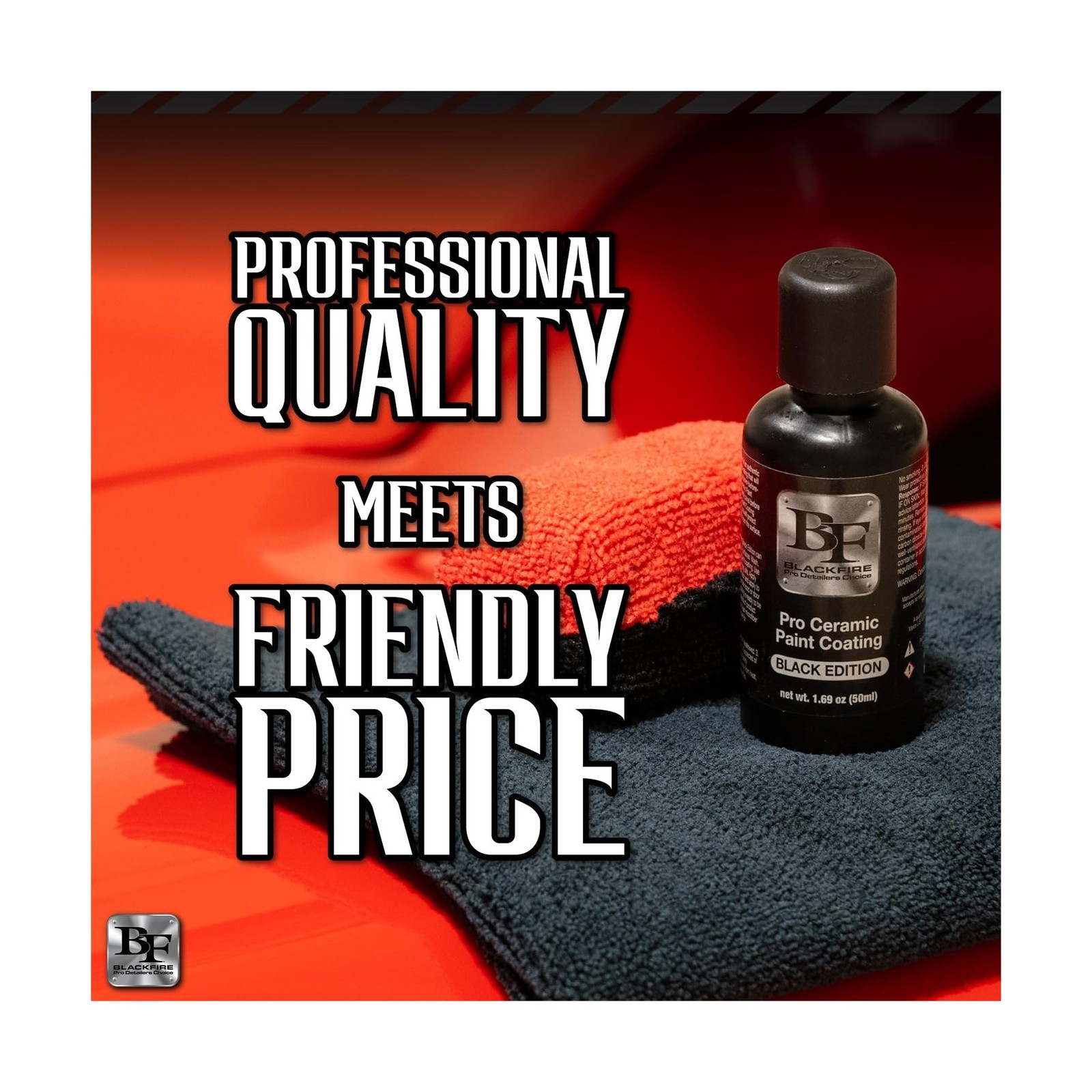 Blackfire Pro Ceramic Paint Coating Black Edition | 9H Formula for Maximum Du…