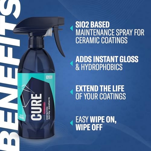 Cure Redefined Hydrophobic Ceramic Spray Sealant Paint 16.9 Fl Oz (Pack of 1)