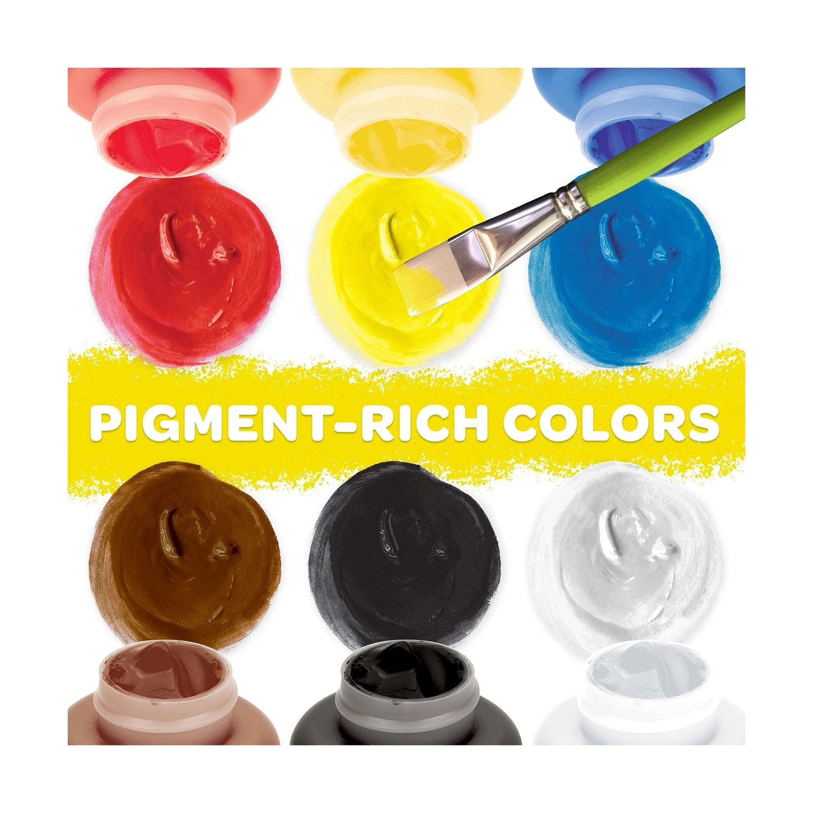Crayola Acrylic Paint – Assorted Colors (6ct), Kids Paint, Arts & C… Fast Ship