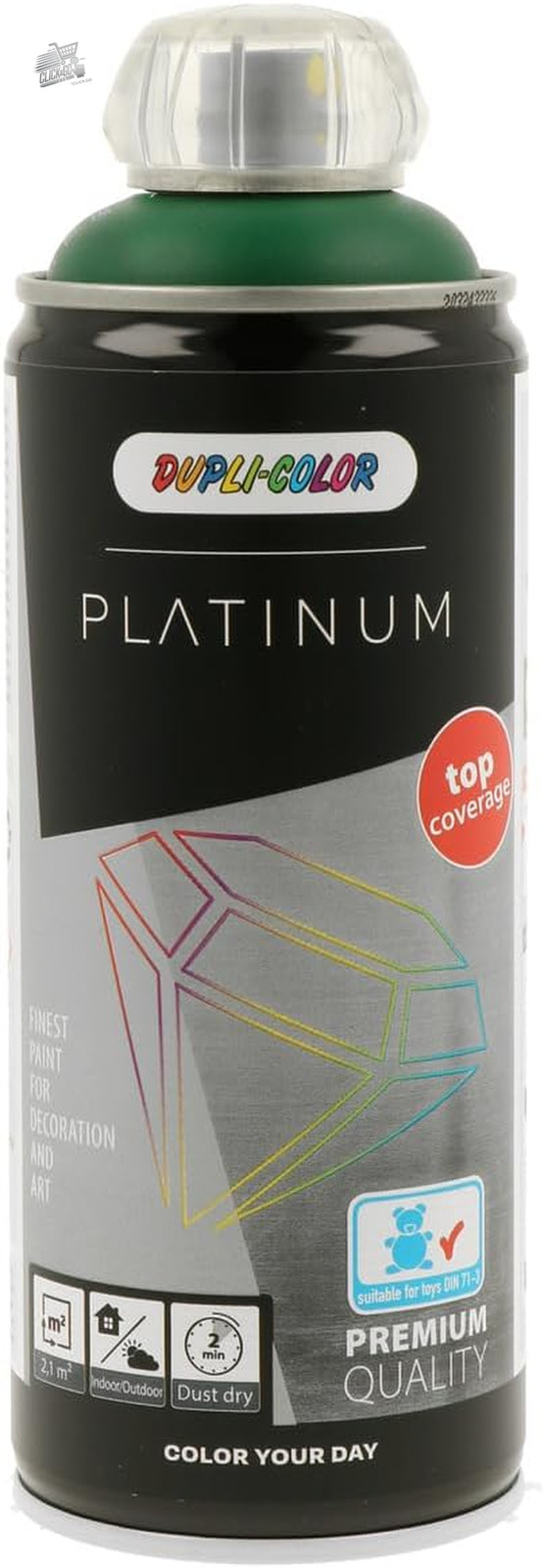 RAL 6005 Dupli-Color Platinum Satin Moss Green Spray Paint 400ml