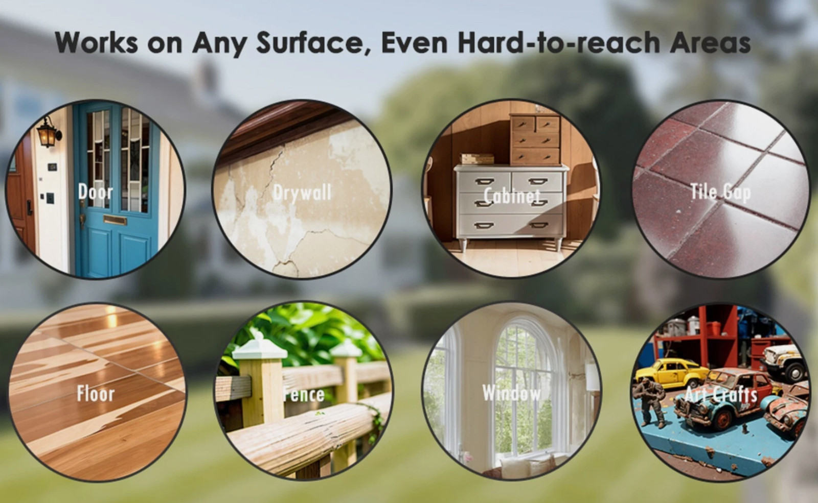 Refillable Touch-Up Paint Pen 9 Piece Kit – Drywall windows ceilings doors etc.