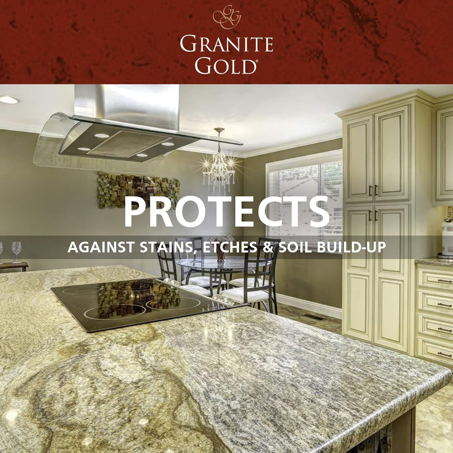 Water-Based Sealer Spray Protection for Granite, Marble, Travertine, Natural Sto