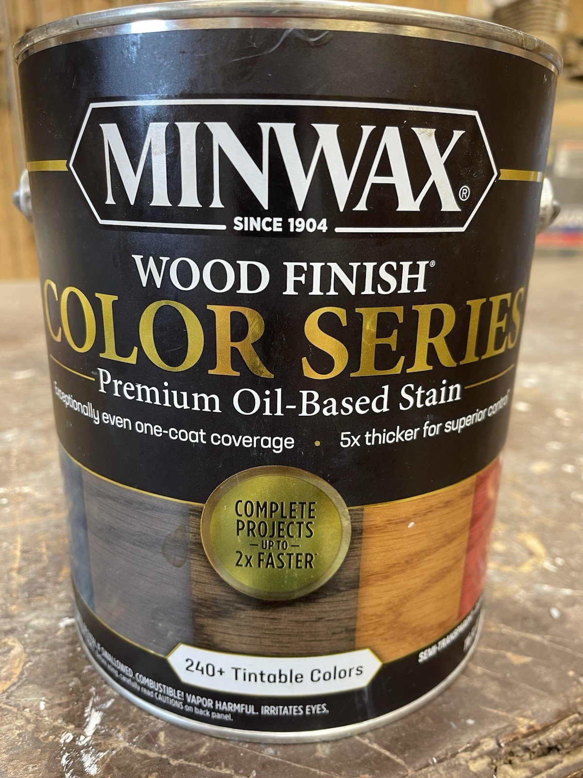 Minwax Color Series Stain for Interior Wood Surfaces Custom Jacobean Brown/ Gal.