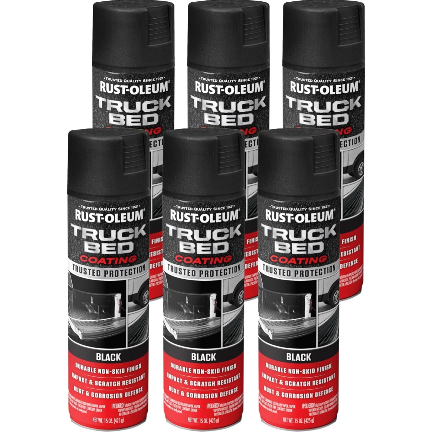 Rust Oleum Automotive Truck Bed Coating Spray Paint Black