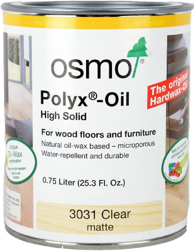 Polyx-Oil 3031 Clear Matte Finish – 0.75L for Stunning Wood Protection