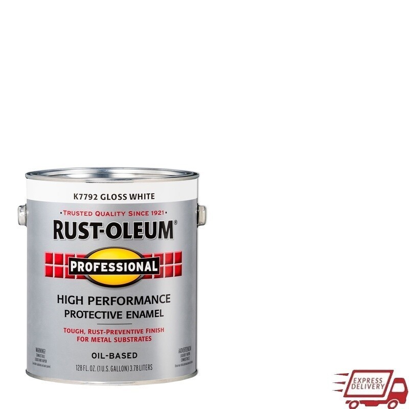 High Performance Gloss Enamel Paint DTM Alkyd Protective Metal Wood Concrete New
