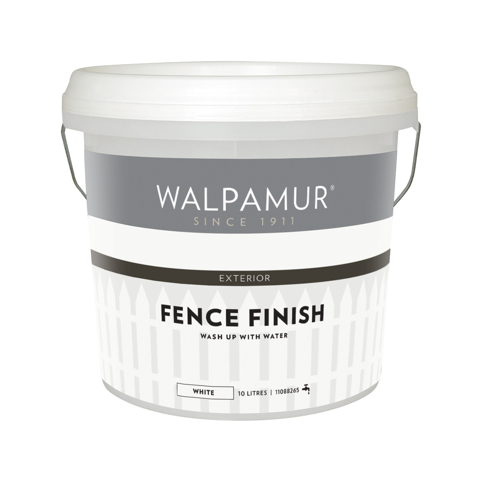 Walpamur 10L White Fence Finish