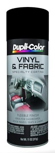 Dupli-Color HVP104 Vinyl and Fabric Coating Spray Paint – Gloss Black – 11 oz…