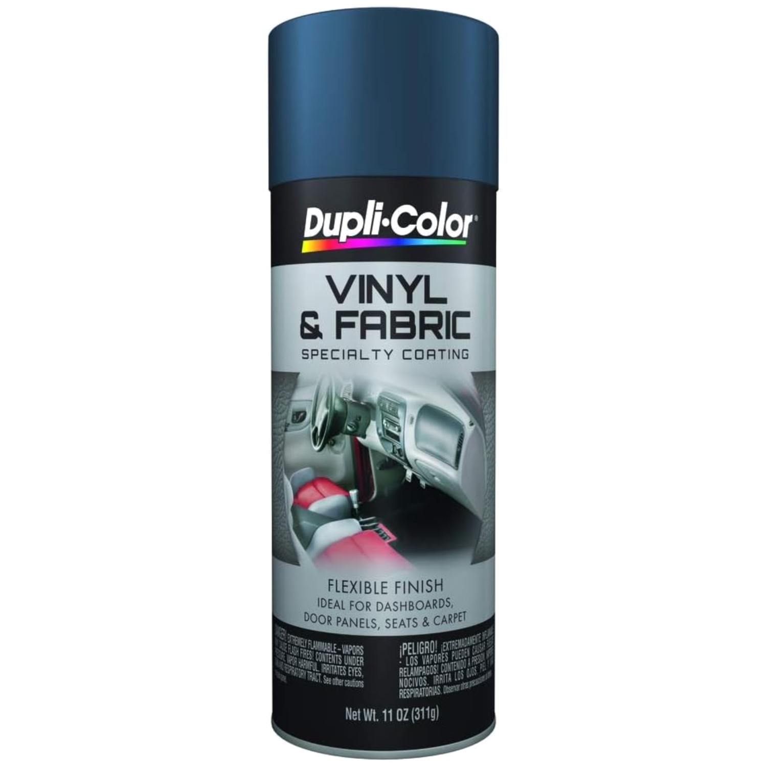 Medium Blue Vinyl & Fabric Coating Aerosol Paint – Case of 6
