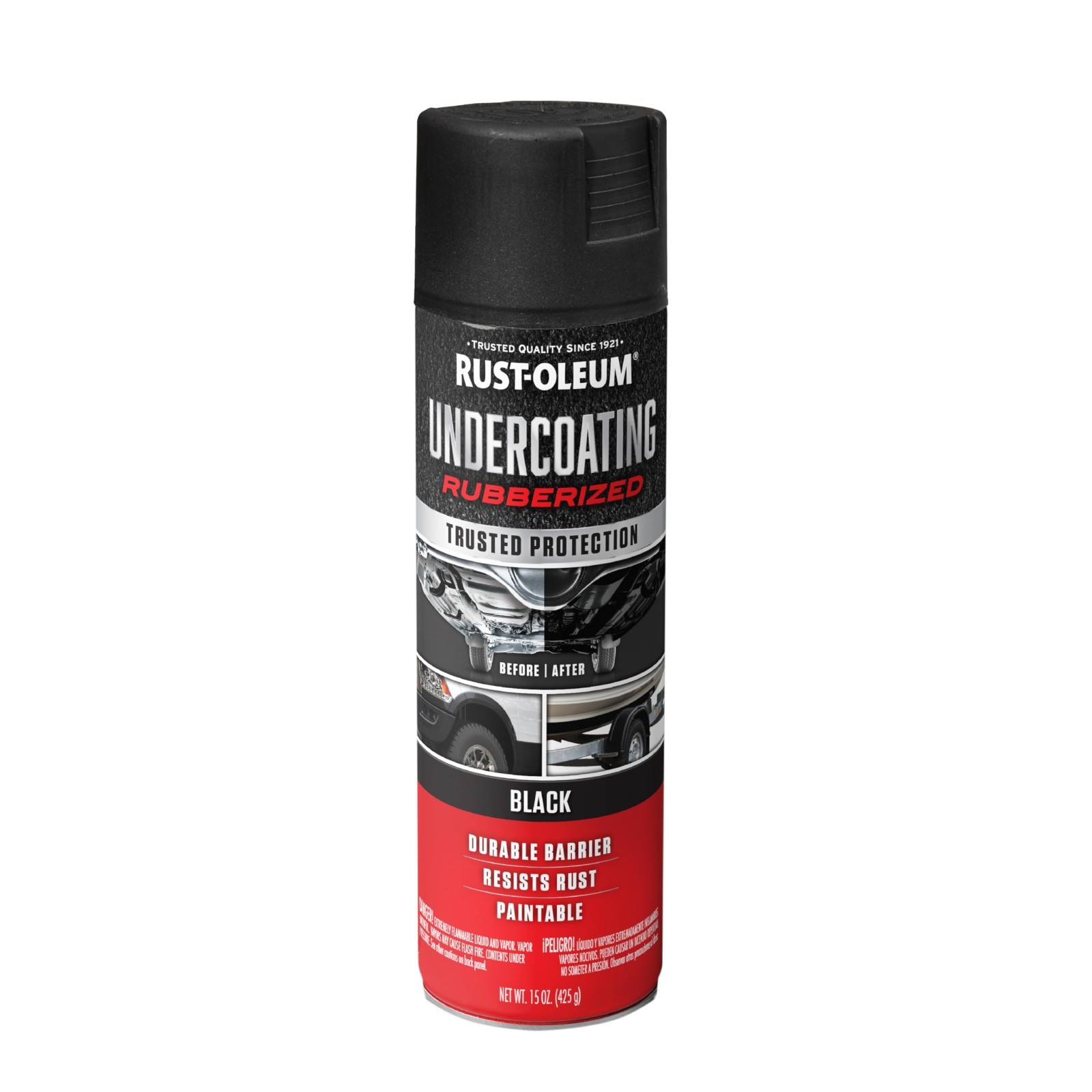 248657 Rubberized Undercoating Spray, 15 Oz, Black