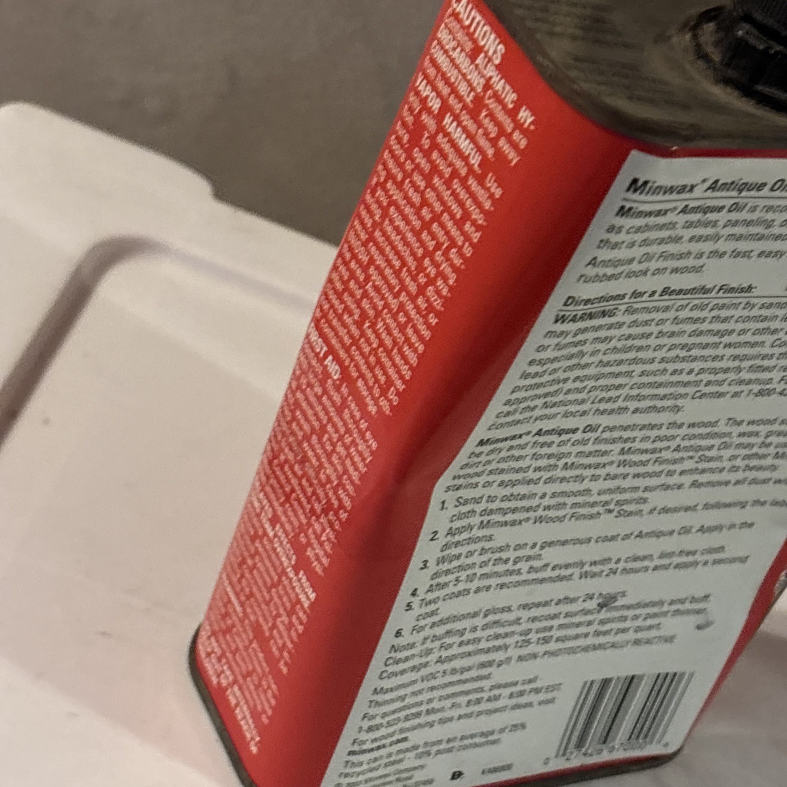 Minwax Antique Oil Finish 32 oz Hard Finish Soft Lustre New