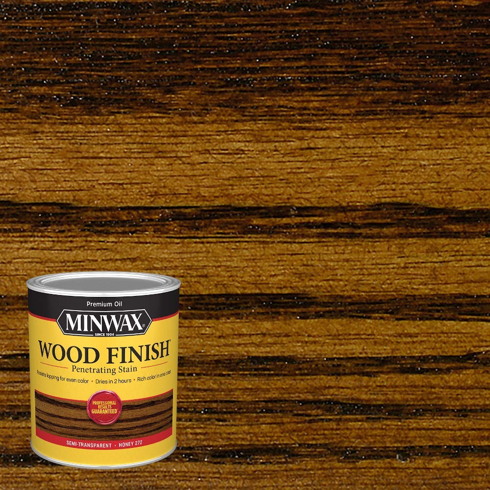 Minwax 700494444 Wood Finish 1 Quart Honey Wood Tone Quart Stain Wood Finish