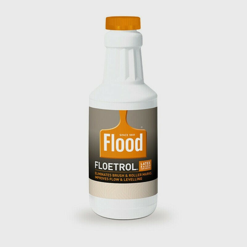 Flood FLOETROL 1 qt. Clear Latex PAINT ADDITIVE Improve Flow Rid Marks FLD6-04