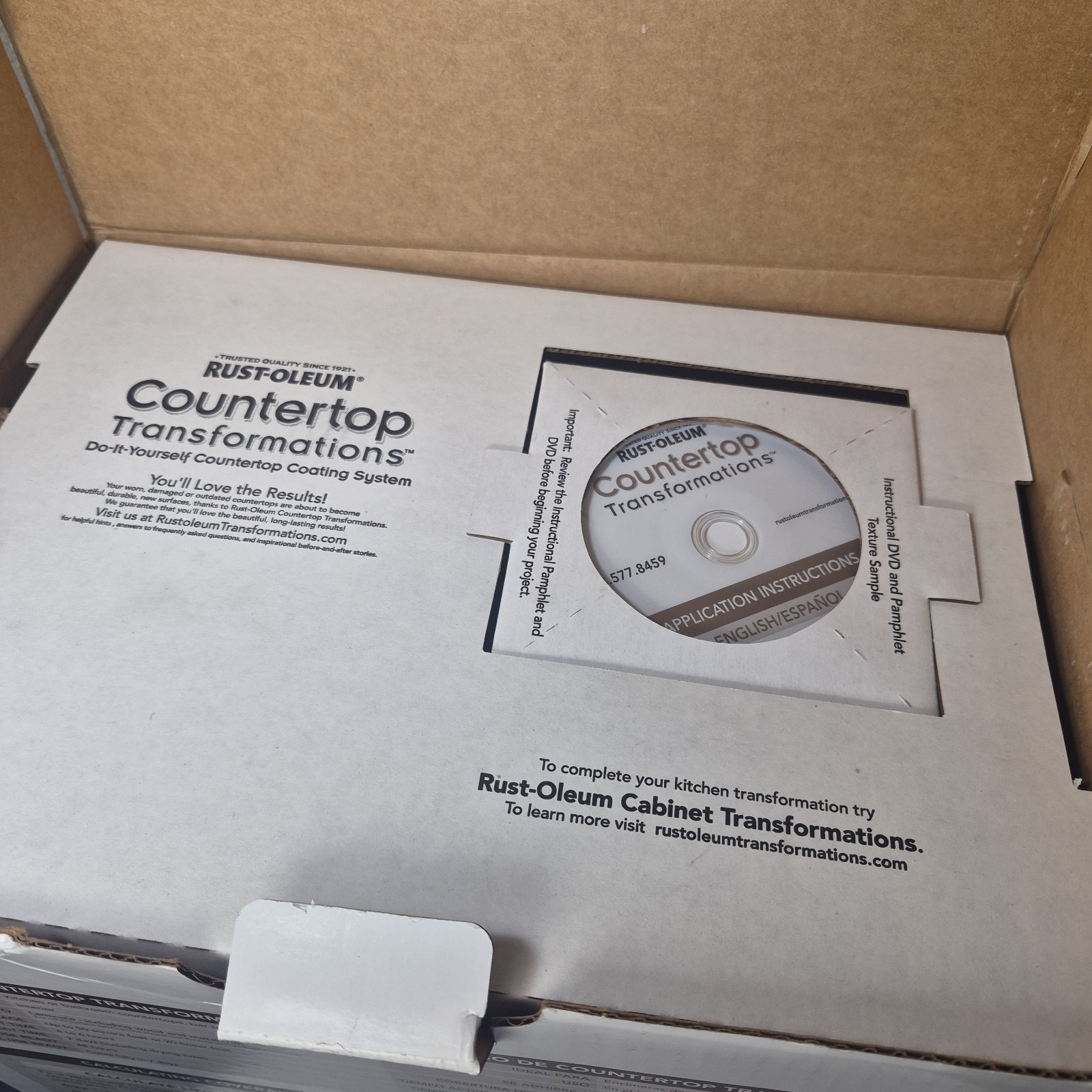 RUSTOLEUM DESERT SAND TRANSFORMATIONS COUNTERTOP REFINISHING SYSTEM