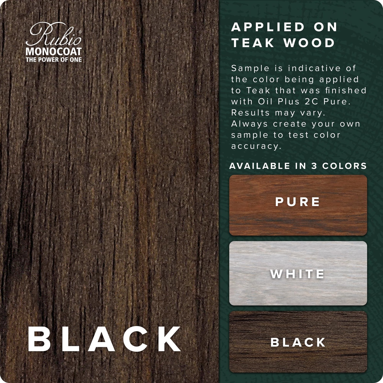 Rubio Monocoat Universal Maintenance Oil 200 sq ft Black Satin Wood Floor