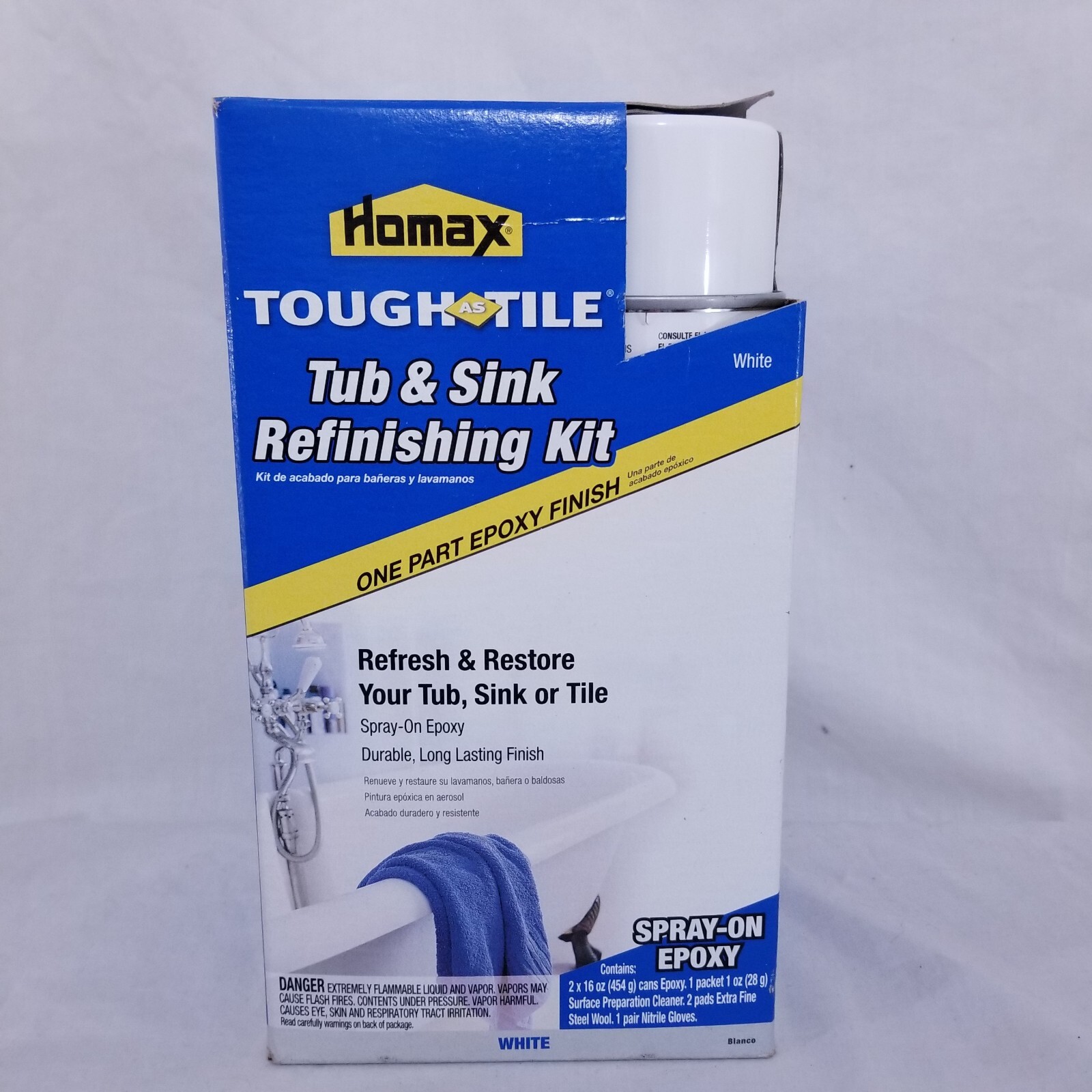 Homax Tough as Tile Tub, Sink and Tile Refinishing Kit