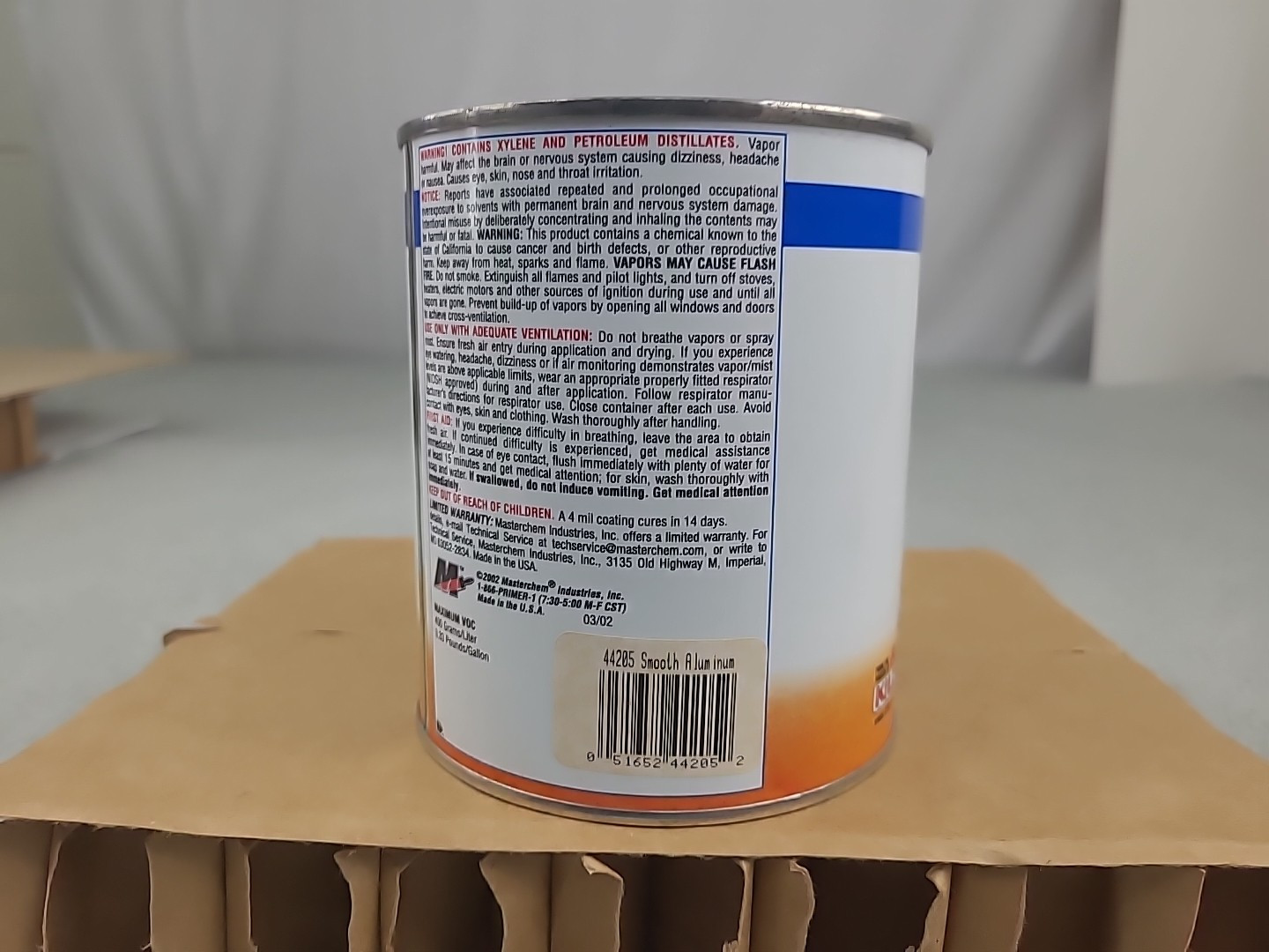 1x Hammerite Rust Cap Smooth Finish Aluminum Paint Quart Can