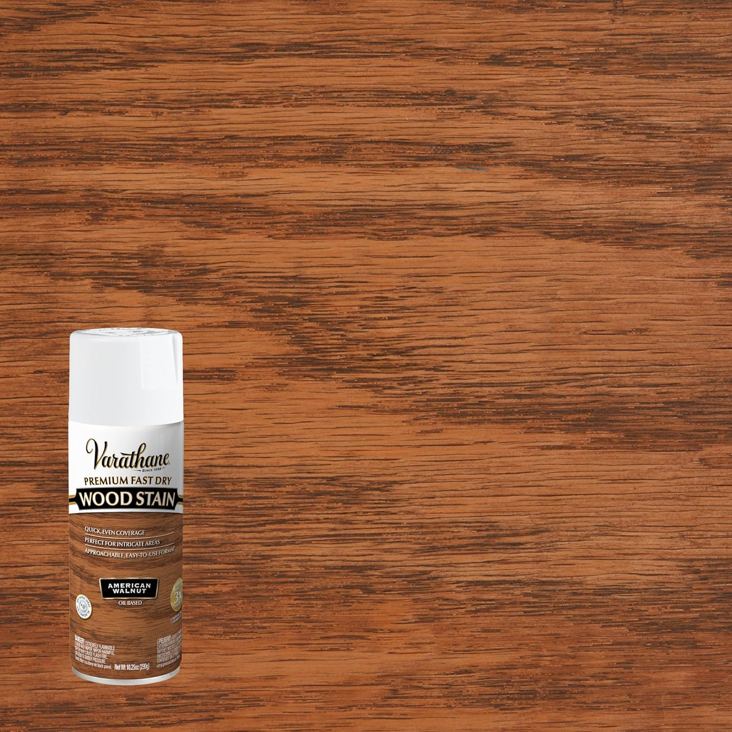 Premium Fast Dry Wood Stain Spray | 1 Hour Dry Time | 1 Coat Color | Interior Wo