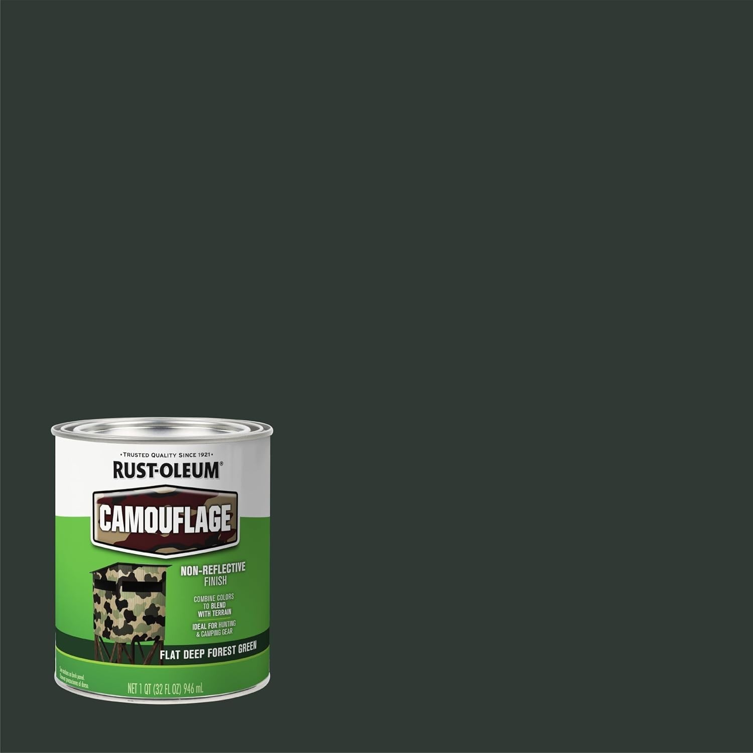 Rust-Oleum 379560 Specialty 32 Fl Oz (Pack of 1), Flat Deep Forest Green