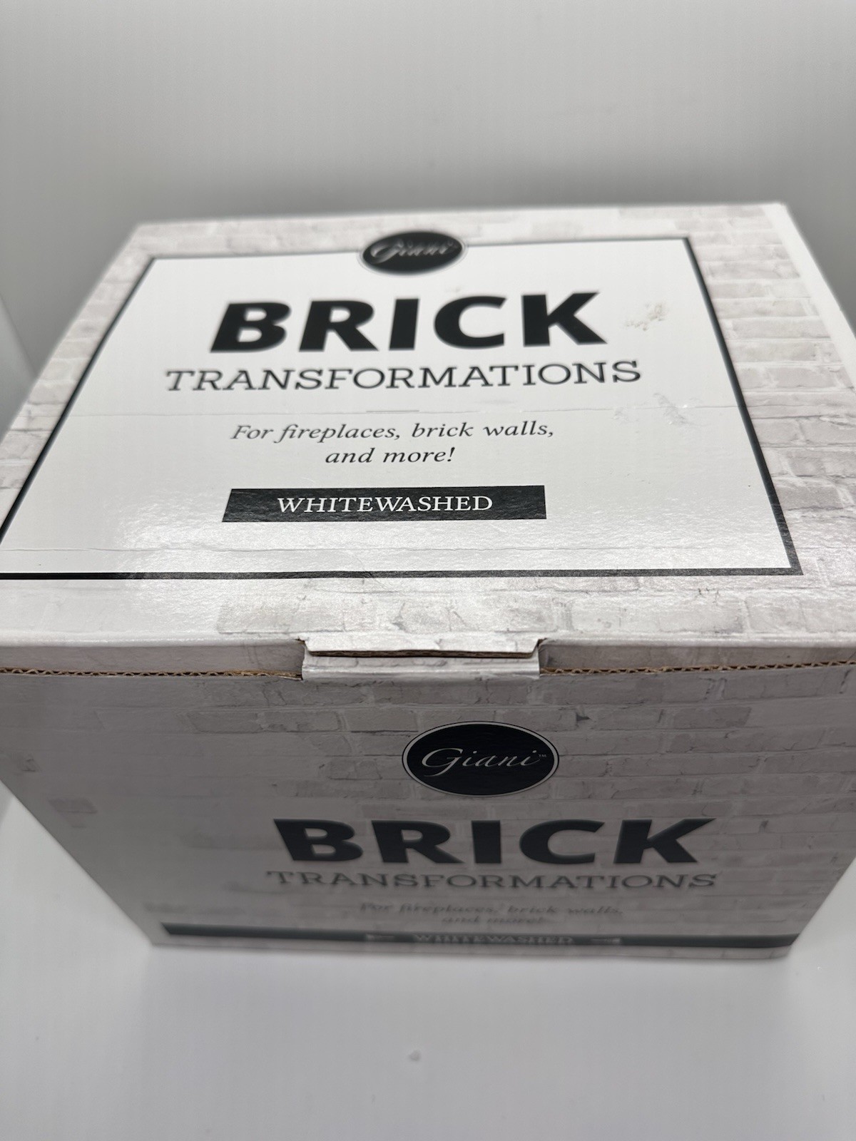 Giani Brick Transformations Kit- Whitewashed Full Sized Kit New Unused!