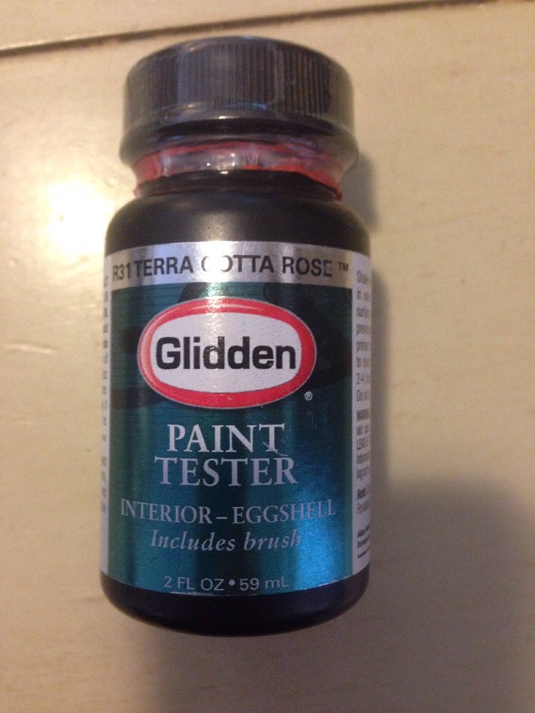 Glidden ® Int Paint Tester – Terra Cotta Rose R31 – 2 Fl Oz New In Bottle