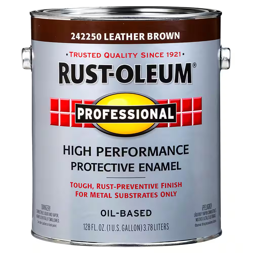 1 Gal. High Performance Protective Enamel Gloss Leather Brown Oil-Based Interior