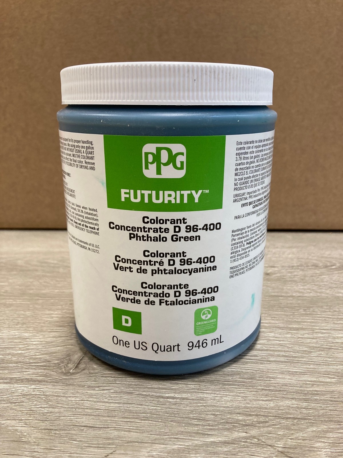 PPG Futurity Colorants and PPG HS Colorants various colors