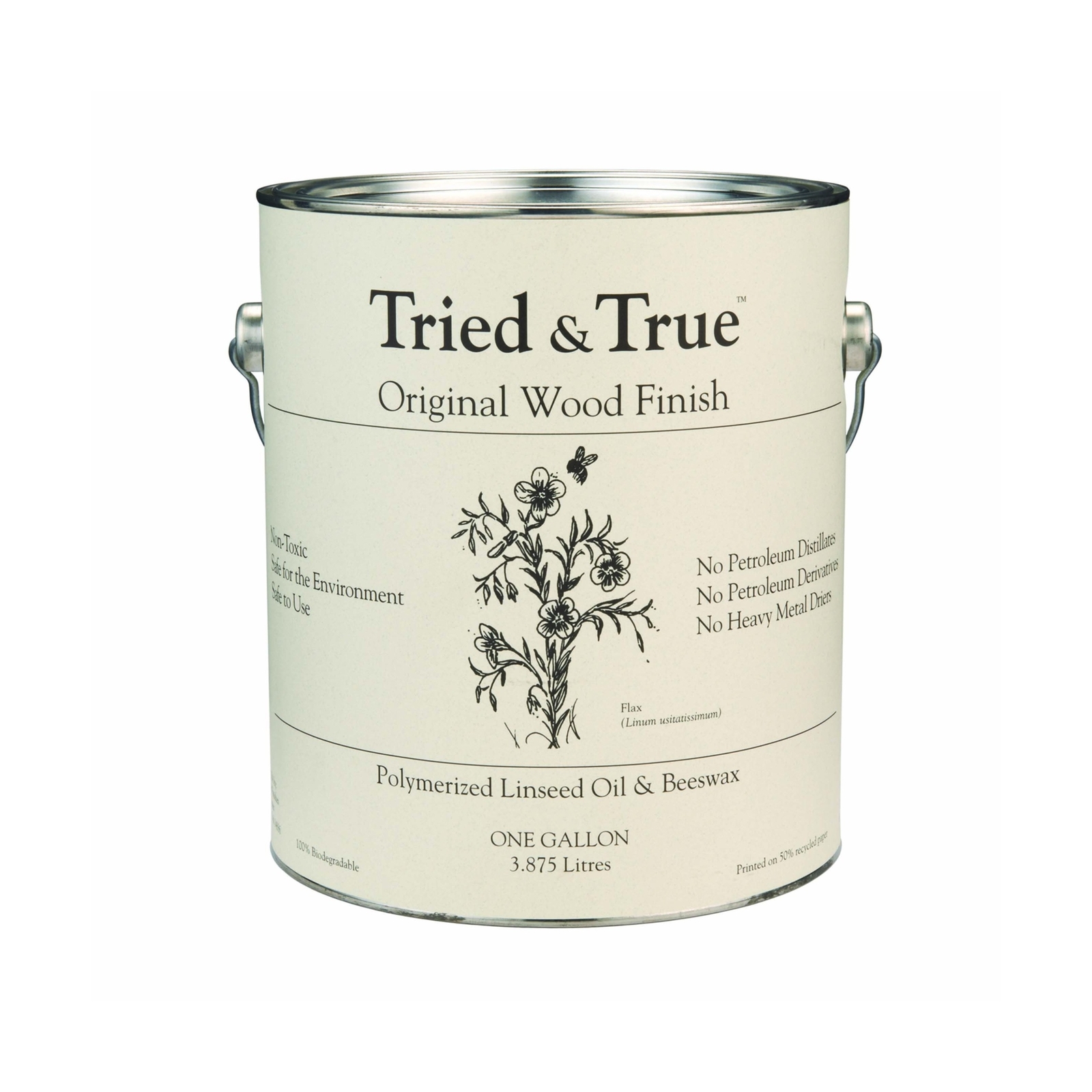 Tried & True Original Wood Finish, Gallon – Linseed Oil & Beeswax Blend, Idea…
