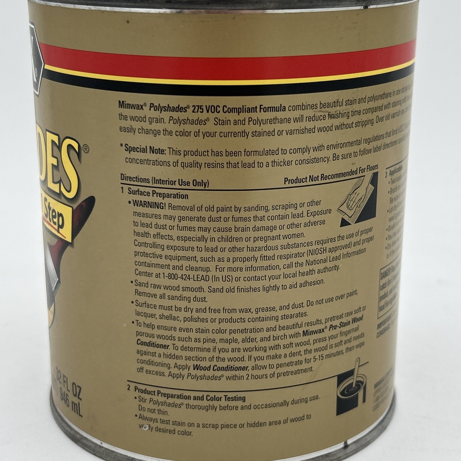 Minwax PolyShades Natural Cherry Satin 1 Quart New Discontinued