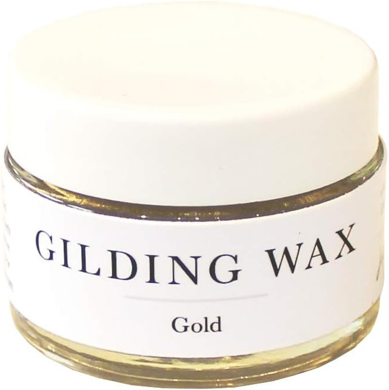 Gilding Wax – Metallic Finish for Furniture, Hardware, and Décor, Gold, 1 Ounce