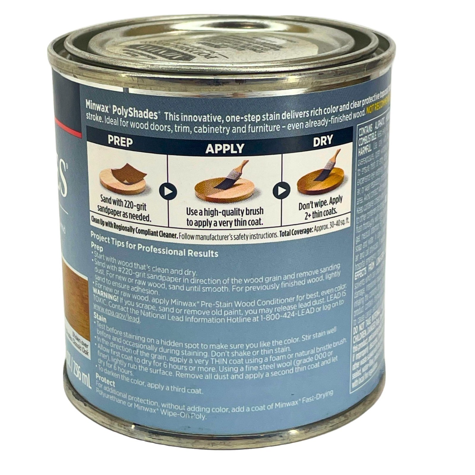 Minwax Polyshades Honey Pine Gloss – Stain & Poly in One Step – 8oz – 3 Pack