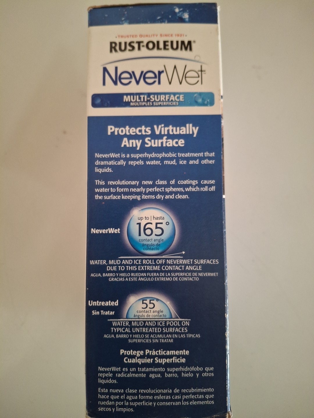 Rust-Oleum Never Wet Multi-Surface Liquid Repelling Treatment – Frosted clear