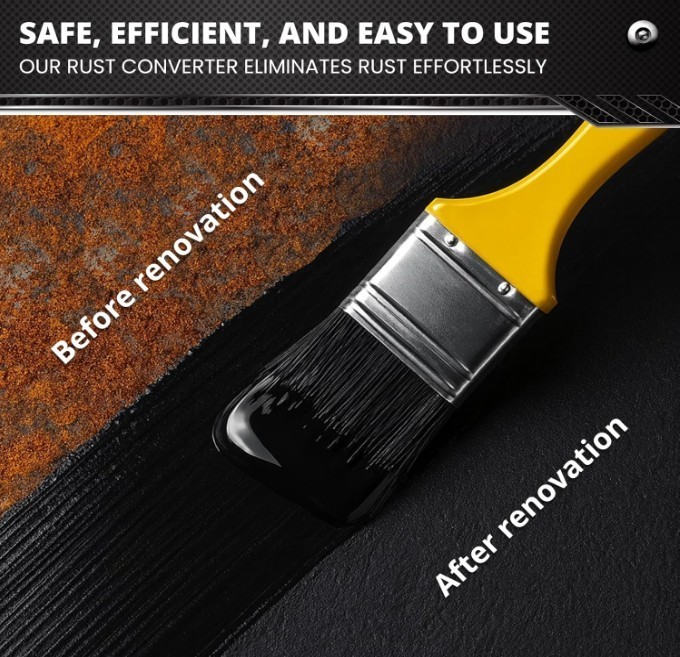 DWIL Rust Converter 2-in1 Paint Primer Converts Rust to Protective Coating 16 oz