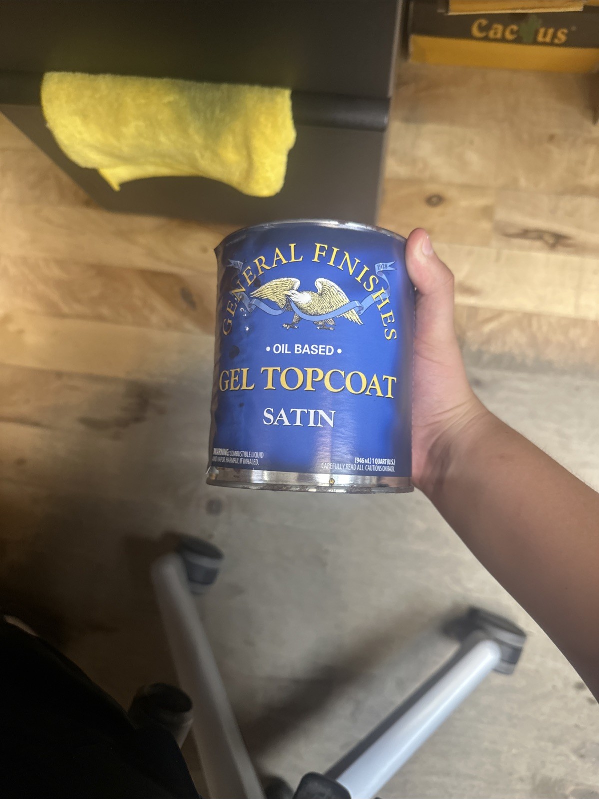 General Finishes Oil Based Gel Topcoat, 1 Quart, Satin
