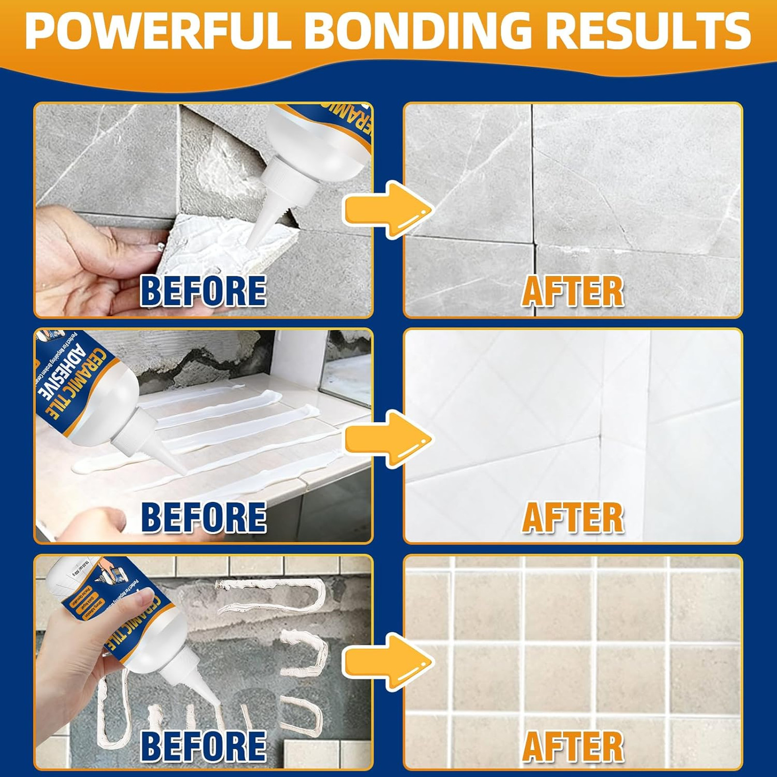 Heavy Duty Construction Adhesive Waterproof Tile Glue Cement Bond for Tile
